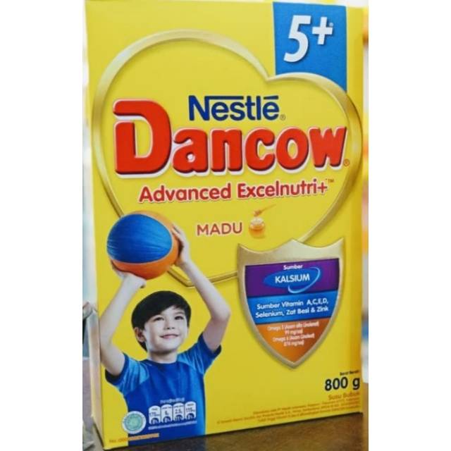 Susu formula dancow 5+ madu 800 gram