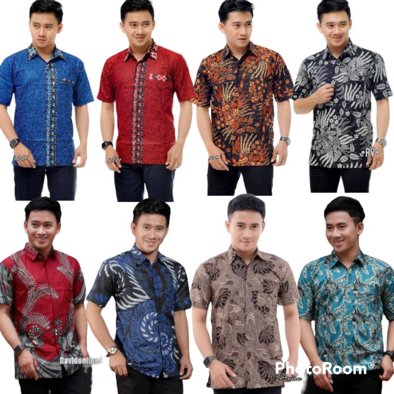 KEMEJA BATIK PRIA LENGAN PENDEK MIKRO MURAH BERKUALITAS