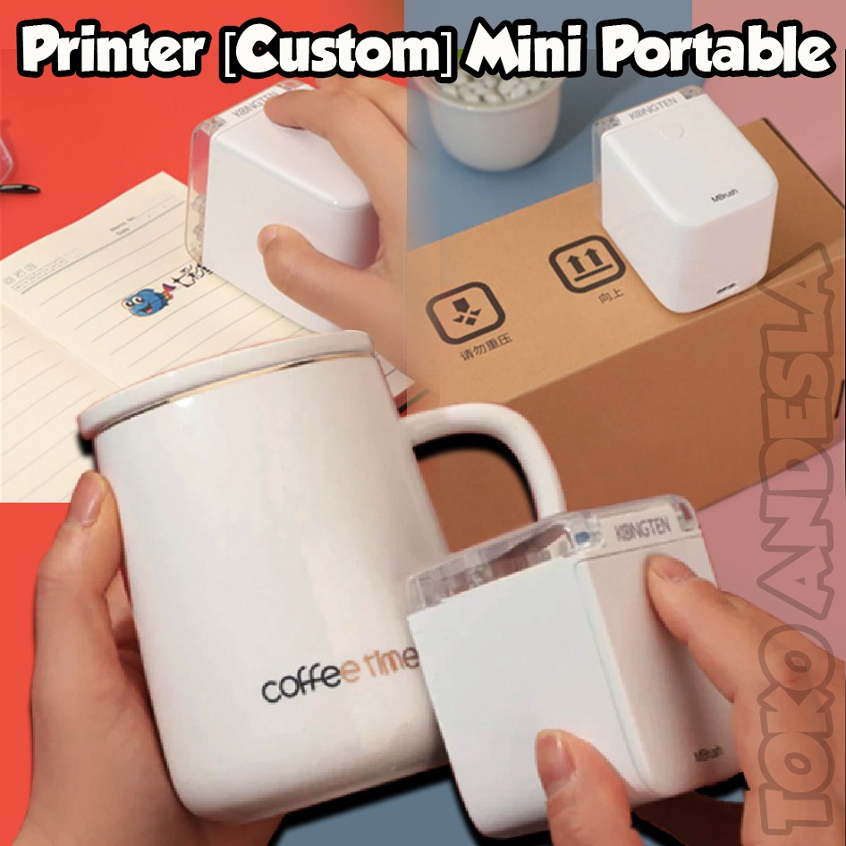 Magic Print Tangan Portbale Bisa Custom Kertas, Kardus, Kulit, Logam, Plastik, Kaca dll terbaik