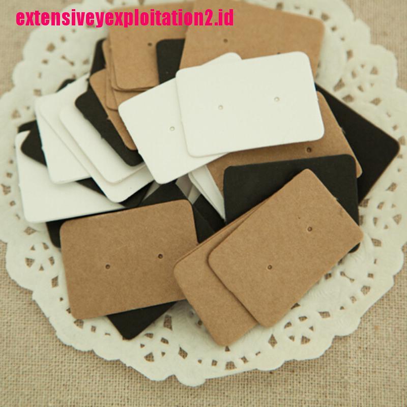 &lt; E2id &amp; &gt; 50PCS Kertas Kraft Gantung Telinga