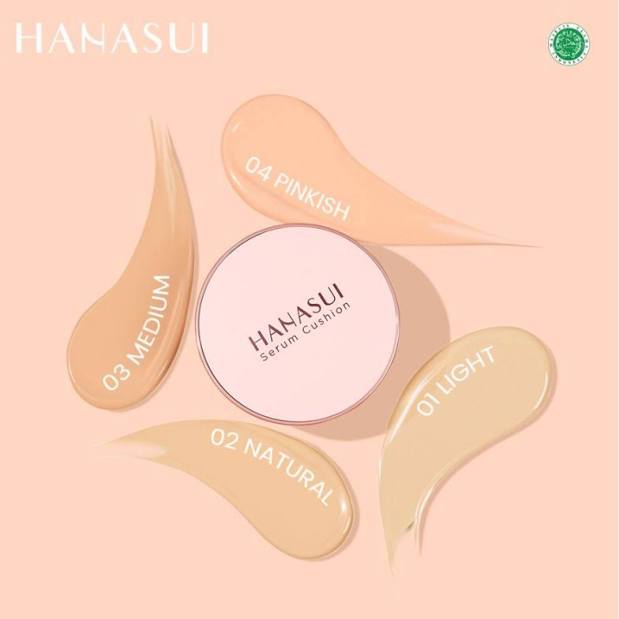 *galerybeautysemarang* HANASUI Serum Cushion 15g | Foundation | Flawless | Natural Dewy Finish | Perfect Coverage