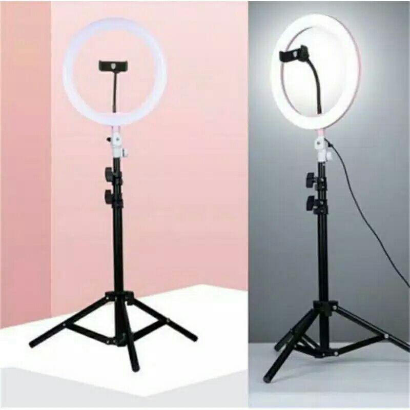 Ring Light 26cm + Light Stand Tripod 2.1M/Selfie/VLOGGER/LIVE STREAMER