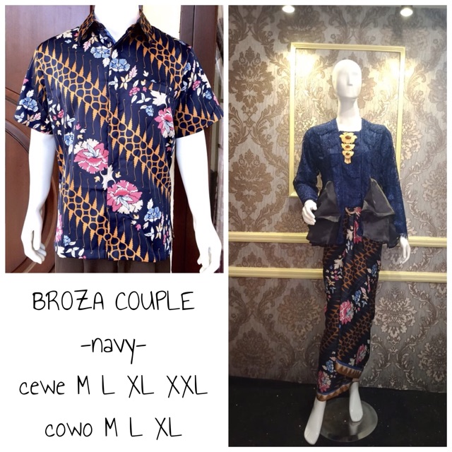 KUTUBARU COUPLE BROZA / KEBAYA TUNANGAN / KEBAYA MODERN