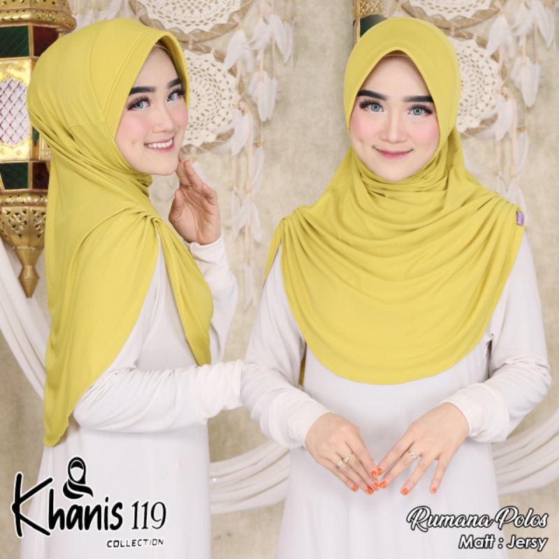 AORAOFFICIAL - Hijab Instan Rumana / Kerudung Instan Kerut Kiri Kanan