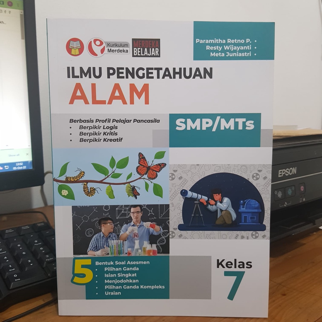 Jual BUKU ILMU PENGETAHUAN ALAM (IPA) UNTUK SMP/MTs KELAS 7 (KUR ...