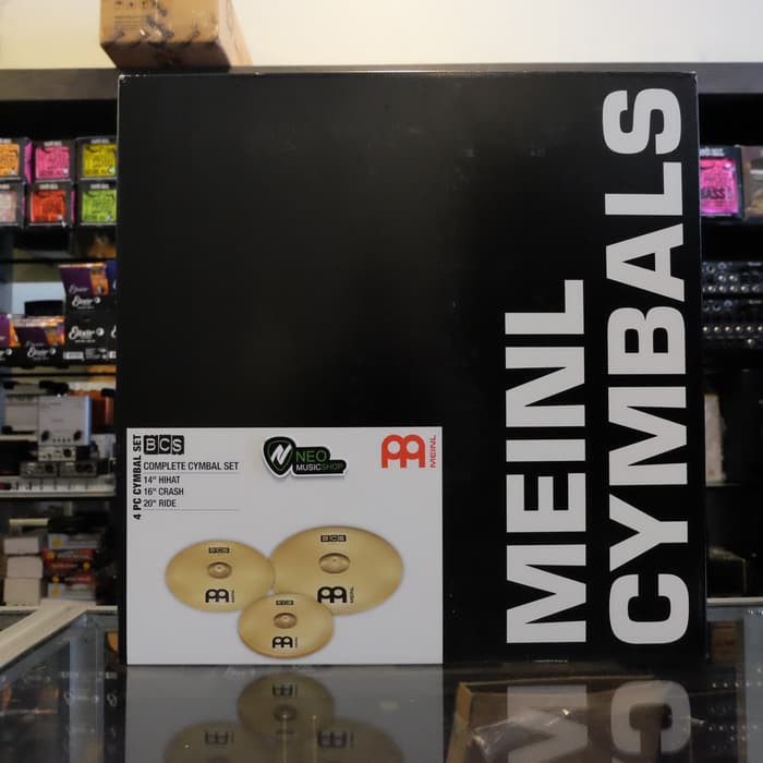 Meinl Cymbals Set BCS141620 Cymbal Set: 14&quot; Hihat, 16&quot; Crash, 20&quot; Ride