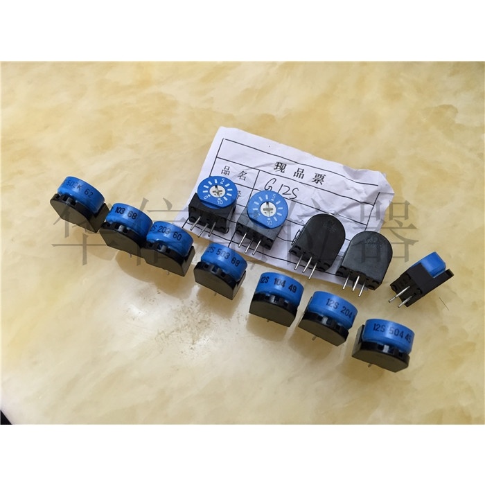 5pcs TOCOS G12S 1K 10K-1M 500K 200K 12S Potentiometer Keramik Adjustable RJ13S