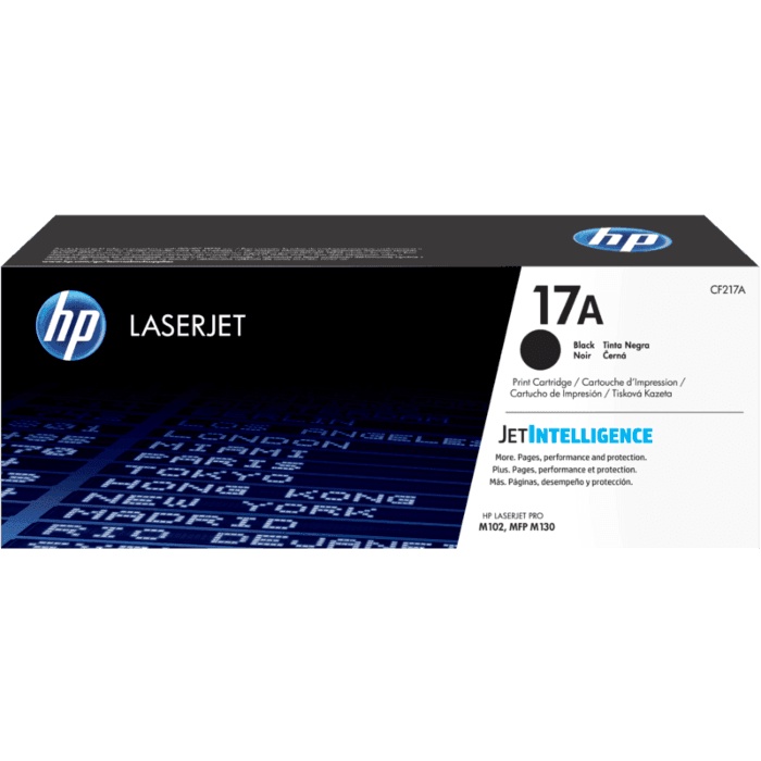 Toner HP 17A Black Original LaserJet Cartridge - CF217A