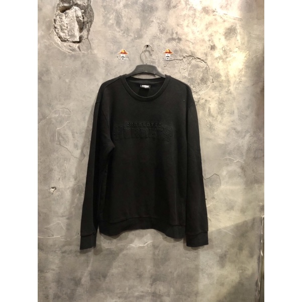 jaket sweater crewneck NBA Charlotte Hornets original Second bekas