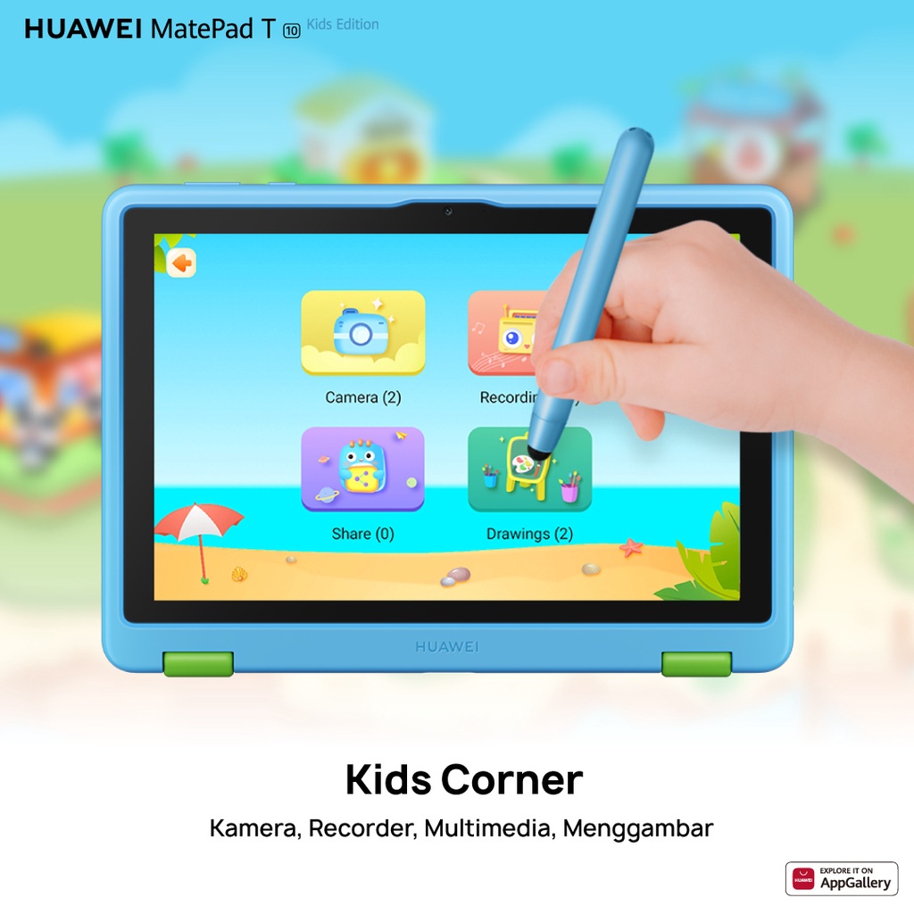 Huawei MatePad T10 Kids Edition Tablet 2GB/32GB Mainan Anak-anak Original Garansi Resmi