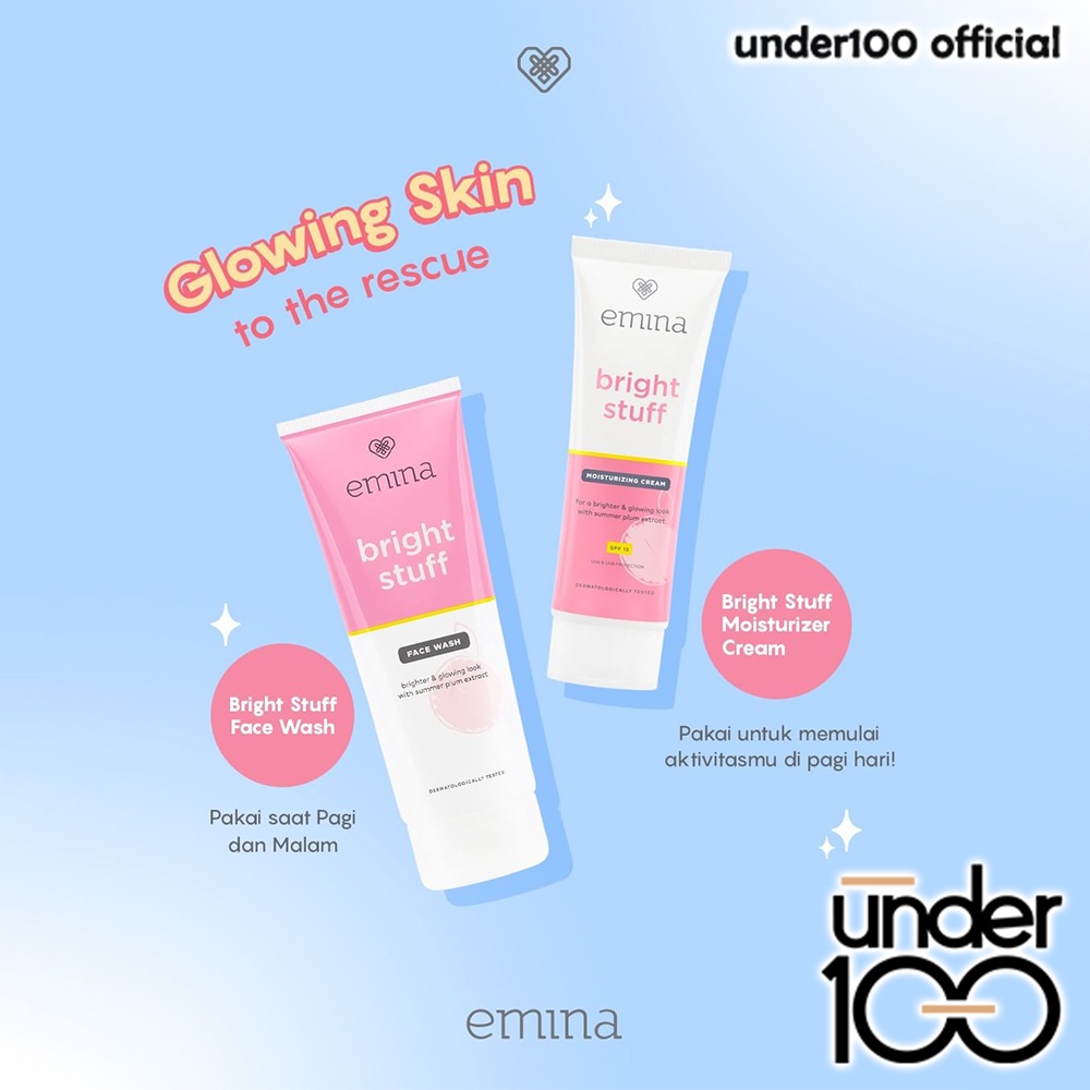 ❤ UNDER100 ❤ EMINA Bright Stuff Series | pencerah Emina toner face wash moisturizing tone up ACNE PRONE