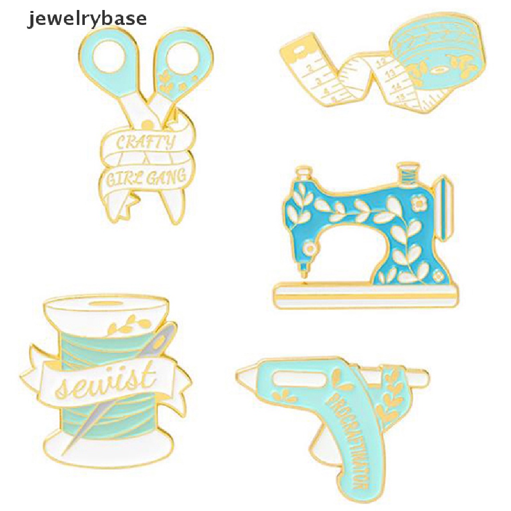 1 Pc Bros Pin Desain Kartun Mesin Jahit Untuk Hadiah