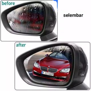 Anti Fog Stiker Anti Air Embun ScreenGuard Kaca Spion Mobil Fog RainProof Film