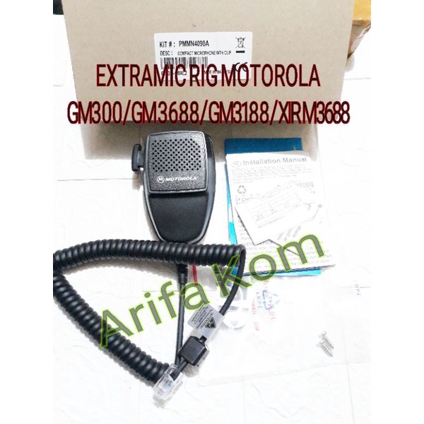 EXTRAMIC RIG MOTOROLA GM3688 GM300 XIR M3688 / EXTRAMIC RIG GM3688 GM3188 MURAH-HAND MIC RIG GM3688 