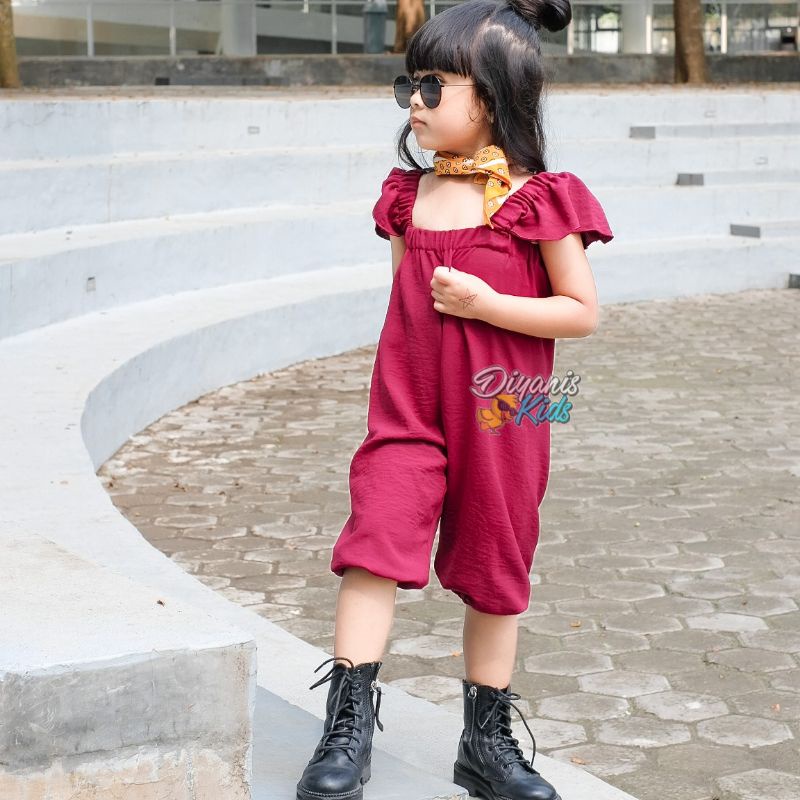 NAURA JUMPSUIT/OVERALL anak (usia 1-7 tahun)| jumpsuit baju setelan anak perempuan | jumpsuit baju bayi ori diyanis kids