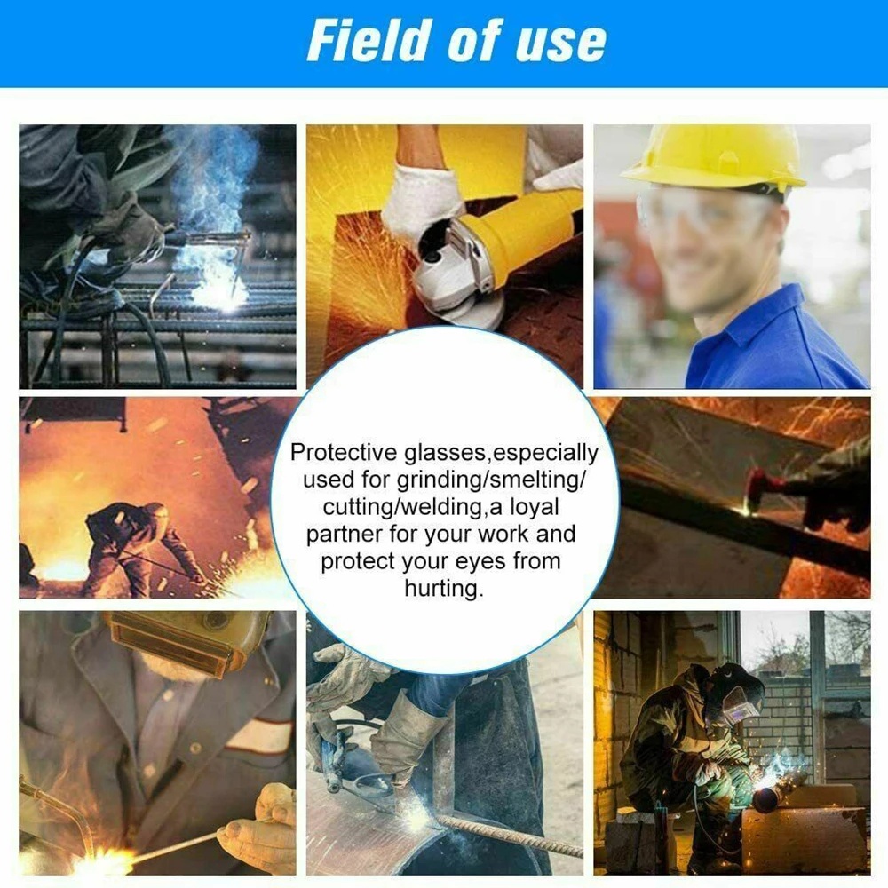 1pc Comfortable Anti-Splash And Anti-infrared Welding Protective Glasses For Industrial Cutting, Welding, Etc.