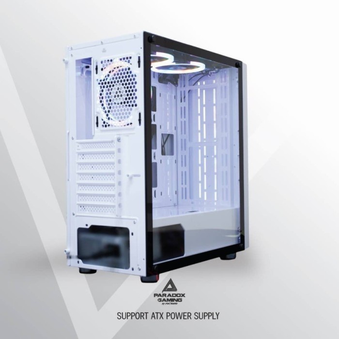 Casing Komputer / PC Case Paradox Gaming Ashura include 1 Fan RGB