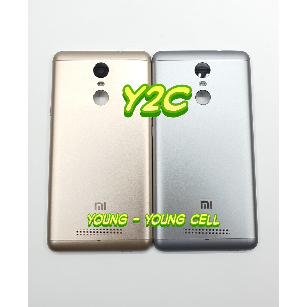 BACKDOOR XIAOMI REDMI NOTE 3 / NOTE 3 PRO BAHAN METAL / BACK COVER TUTUP BELAKANG / BATERAI