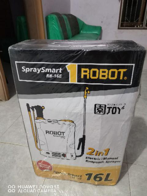 Sprayer  Hama/disenfektan Robot Rb-16e 2 In 1  Spraysmart  Pestisida Elektrik Dan Manual 2in1