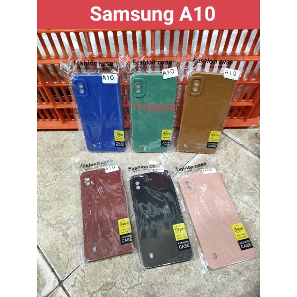 Softcase Samsung A10 silikon Casing Selicon Case Macaron Pelindung Pro Camera