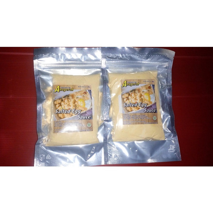 

SAUS-DRESSING- SALTED EGG SAUCE POWDER (BUBUK TELUR ASIN) -- 100 GRAM -SAUS-DRESSING.