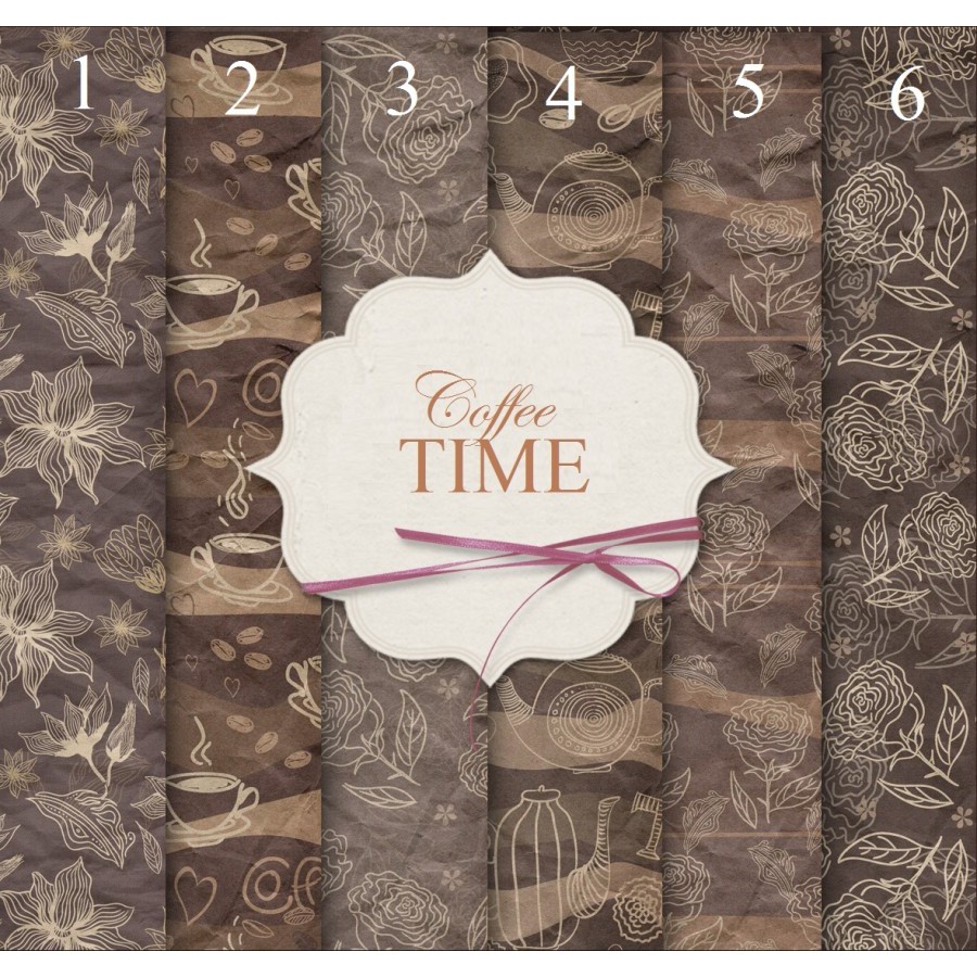 

Kertas Scrapbook - Coffee Time_FFH21 Design