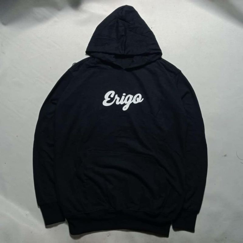 Hoodie New Arrival Erigo All Size & Big Fashion Ready Hitam