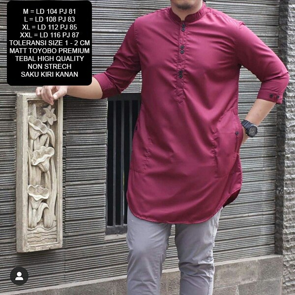 BAJU MUSLIM KOKO SALMAN TERBARU SIZE M, L, XL, XXL