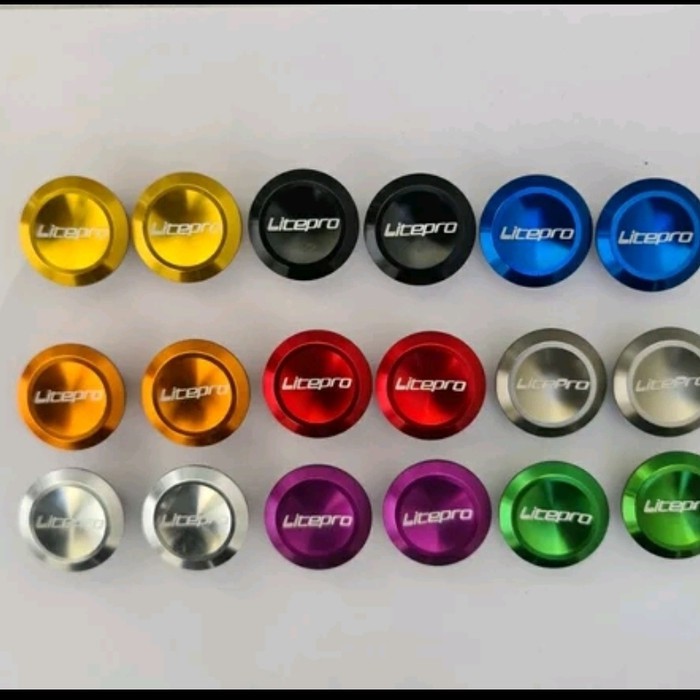 JA435 Bar and Cap Litepro Tutup Setang Sepeda Litepro Handlebar Cup