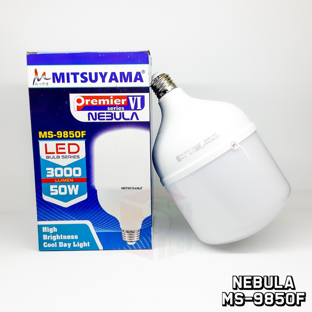 Bohlam Jumbo Super Terang Dan Hemat Energy 50 Watt Jenis LED Mitsuyama  MS-9850F