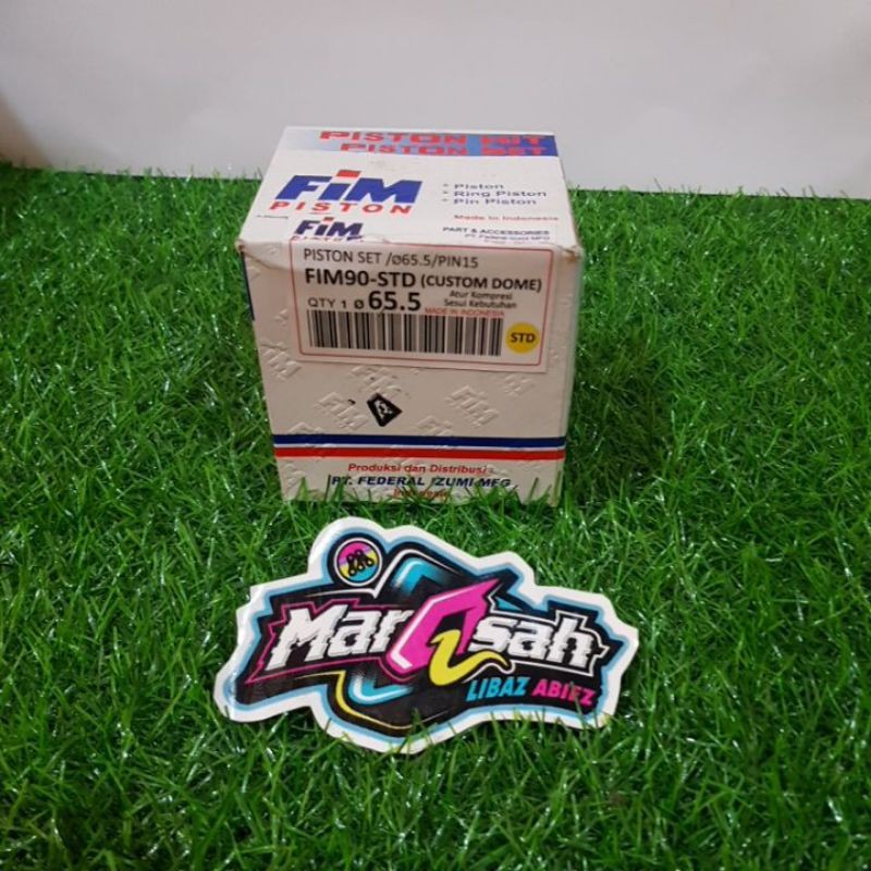 Piston Fim90 diameter 65.5 66 66.5 67 67.5 68 pin 15 piston fim tiger fim custom dome marqsah racing-65.5