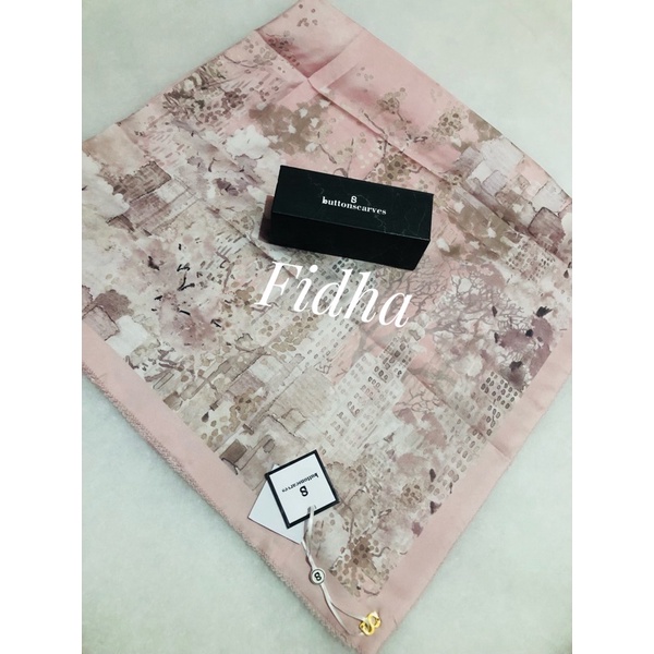 New york series 1 buttonscarves - Pink