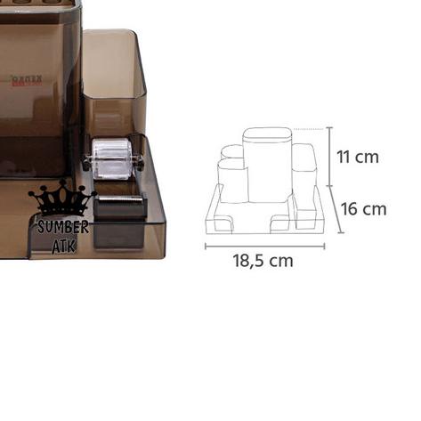 

♗ Kenko Desk Set K-158 / Tempat Alat Tulis / Desk Set Organizer BESAR ✫