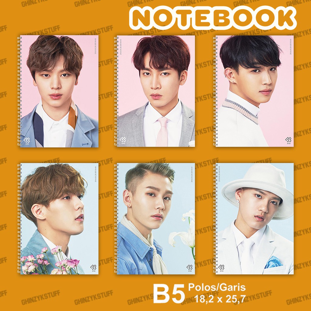 

Notebook KPOP Ukuran B5 18,2 x 25,7 cm BTOB 8th Mini Album