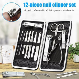 nail art set manicure pedicure 12 pcs biutte co gunting kuku menikur pedikur set lengkap 12 in 1