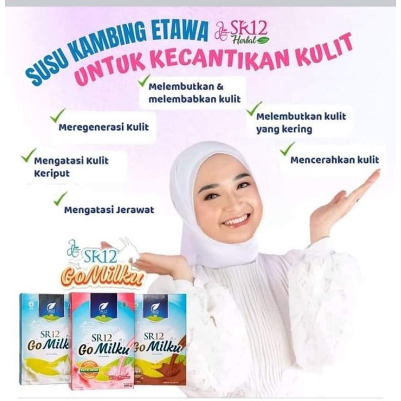 

Susu Go milku , Susu kambing etawa SR 12 banyak varian rasa