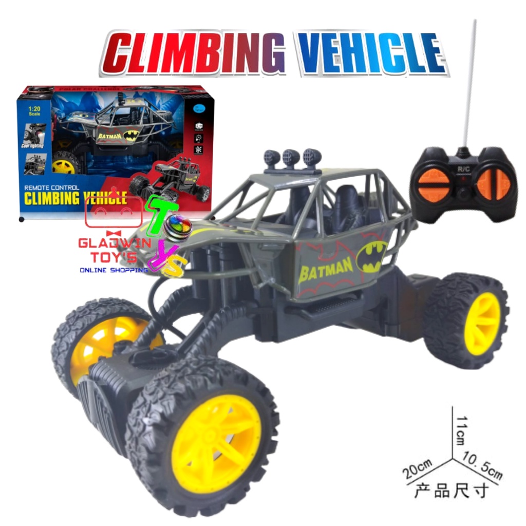 MAINAN RC OFF ROAD MONSTER JEEP CROSS COUNTRY CLIMBING CAR REMOTE CONTROL