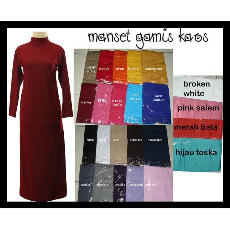 MANSET GAMIS/DALAMAN GAMIS/GAMIS MUSLIM POLOS