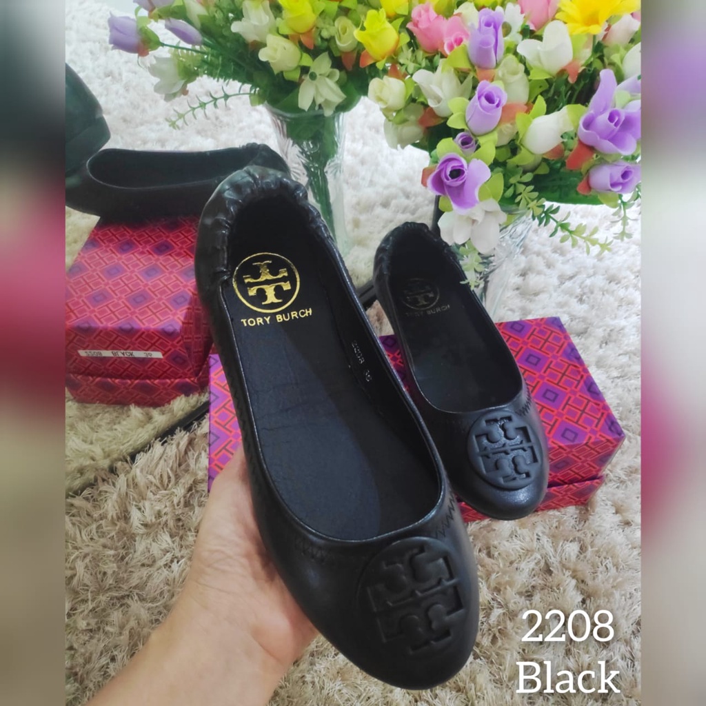 SANDAL WANITA TORy Burch  FLAT IMPORT / MURAH BAHAN KODE 2208