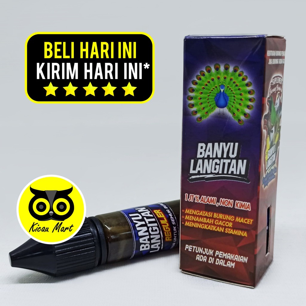 BANYU LANGITAN VITAMIN BURUNG ANTI SERAK MACET BUNYI OBAT PENGGACOR MURAI CUCAK PLECI KENARI BYRGL