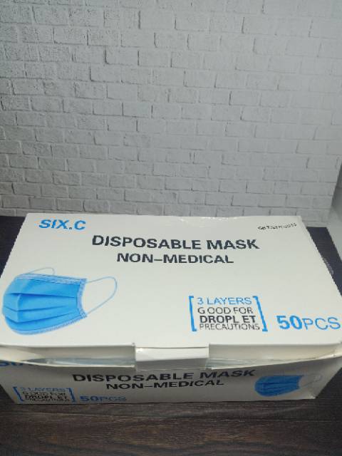 Masker medis 3ply isi 50