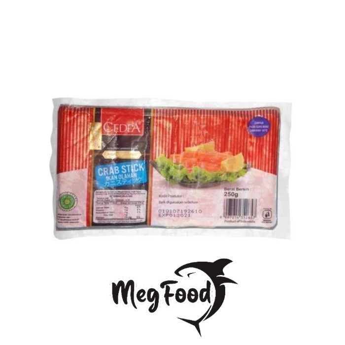 

CRAB STICK /IKAN OLAHAN MERK CEDEA 250 GRAM