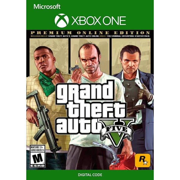 Grand Theft Auto V GTA 5 Premium Edition (Xbox) - Redeem Code