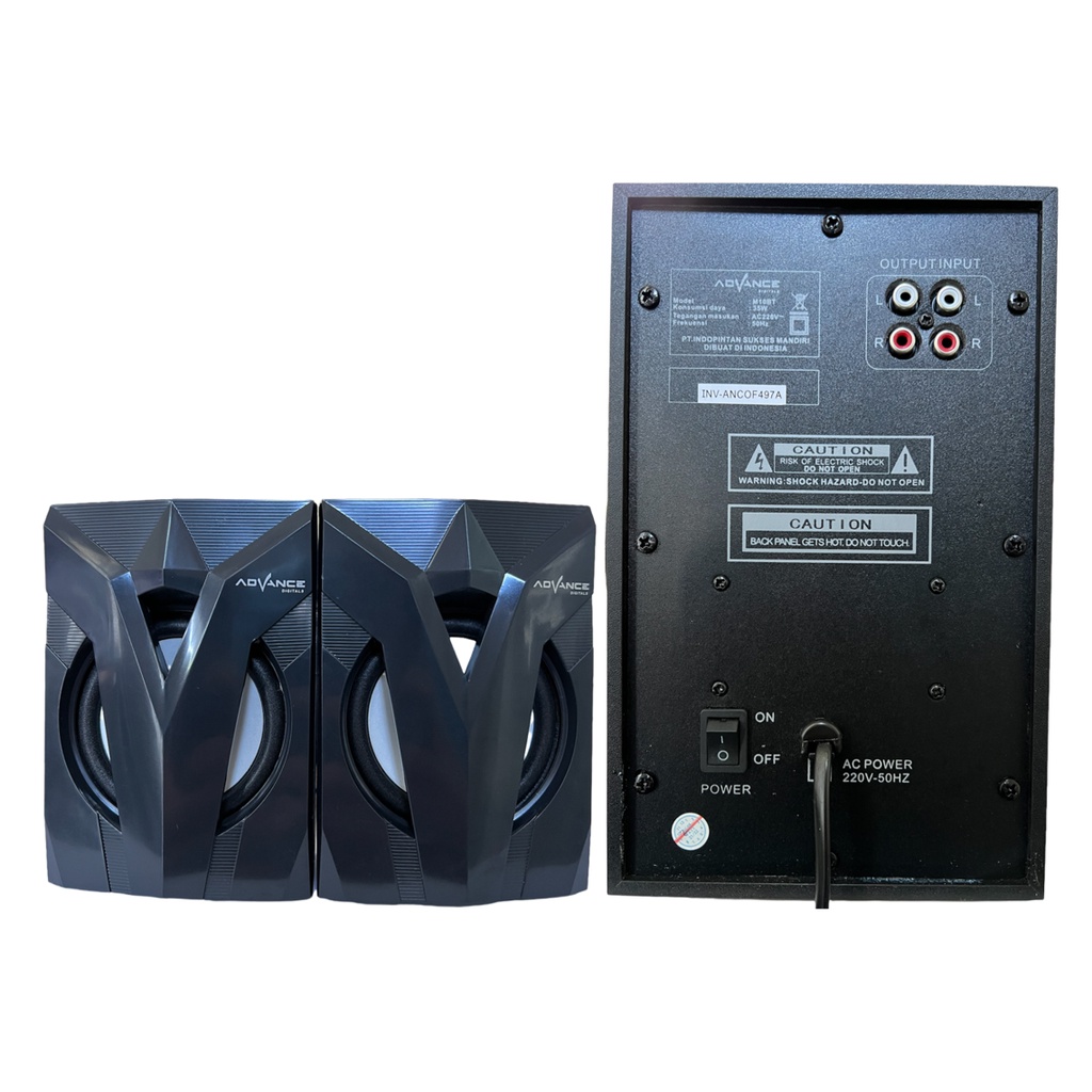 Speaker Advance M10BT Bluetooth Portable Aktif USB Subwoofer Bass