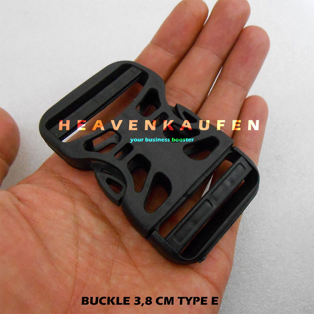 Buckle Slop Kunci Sodok 3,8 cm PP Warna Hitam Type E Murah