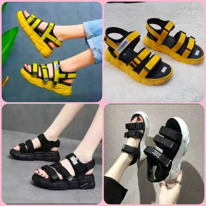 Familly Gevani Wedges Wanita Fashion Korea