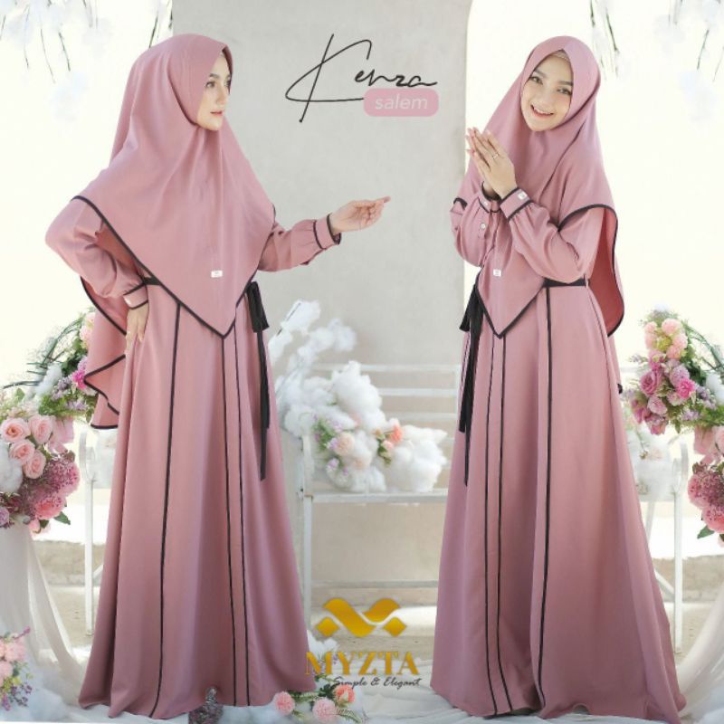 Gamis Kenza  syari ori original Myzta