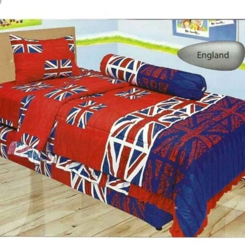 Sprei lady rose single rumbai uk 120x200 motif England
