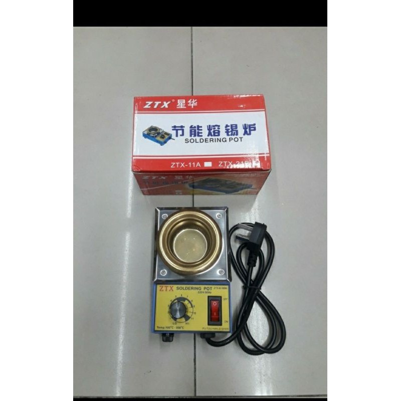 soldering pot kecil merek ZTX 160watt alat untuk memasak / melebur kan timah