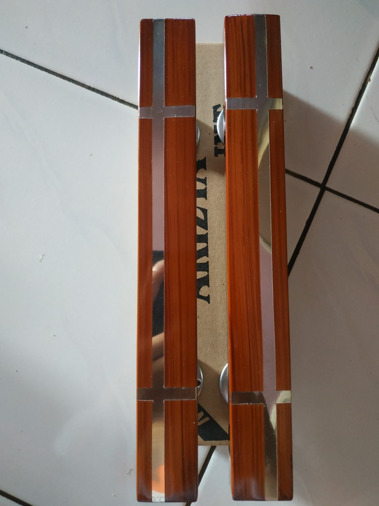 Gagang Handle Pintu Rumah Model Kotak 15x30 Stela Natural Panjang 33cm & 25cm Bahan Stainless Steel